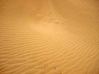 Wellen im Sand