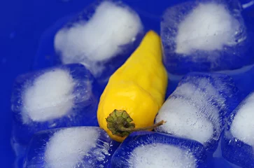 Deurstickers Heet geel Chili © deserttrends