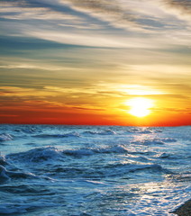 Fototapeta na wymiar Morze słońca