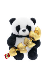 Toy Panda with Chinese New Year Trinket