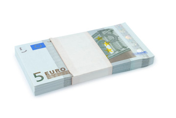 Bundle Of Euro Money
