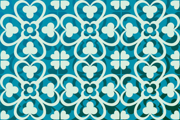 Abstract seamless colored pattern - vector illustration