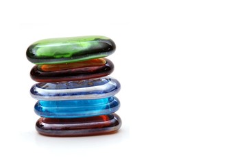 colored stones in balance