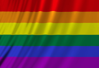 Gay pride flag