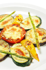BBQ Eggplant and Tomato