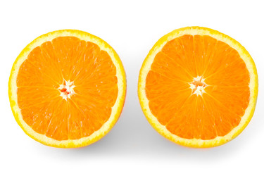two oranges