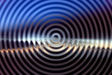 Abstract hypnotic background