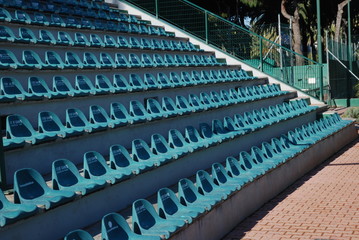 Obraz premium tribuna tennis