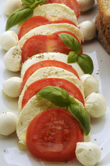 Insalata caprese - Contorni - Ricetta della Campania