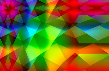 fondo geometrico multicolor