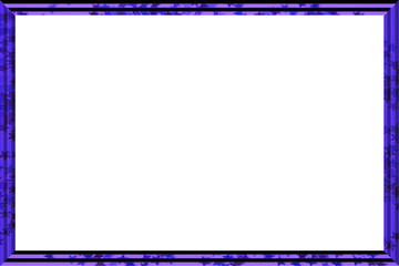 cadre bleu incrusté d'étoiles