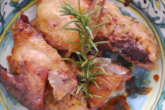 Faraona arrosto - Secondi di carne Emilia Romagna
