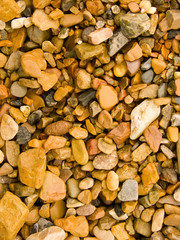 Stones on the bank of the river