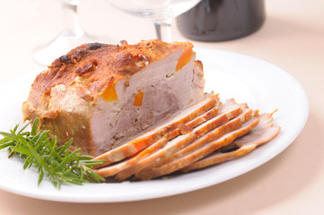 Roasted pork