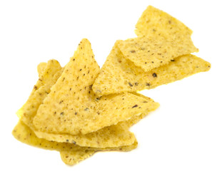 Fototapeta premium Nacho chips isolated on white