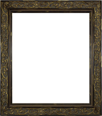 Wooden Picture Frame on White - 11512332