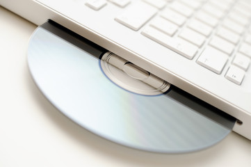 Laptop with DVD drive