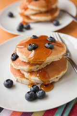 Blueberries & pancakes