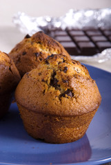 muffins et chocolat