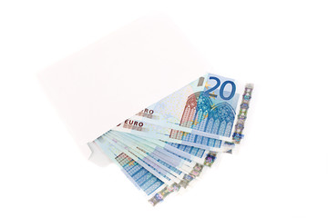 euro in envelope