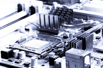close-up mother board background
