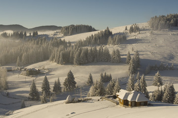 Winter mountain  Landscape