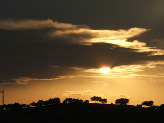 atardecer