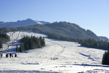 Skivergn&uuml;gen in den bayerischen Alpen