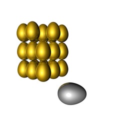 silver egg exclude by golden eggs