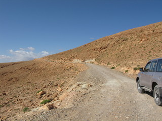 piste du Maroc dans l'Atlas