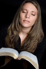 Woman With Bible