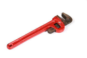 Red pipe wrench