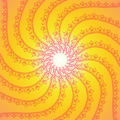 flower rotation background vector illustration