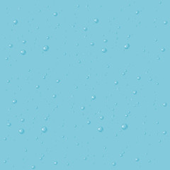 Blue background with water bubbles