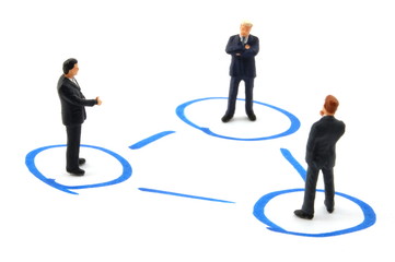 networking business people