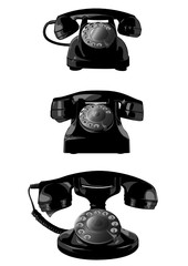 black telephone