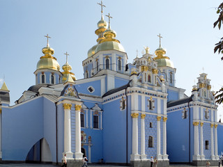 Temple in capital of Ukraine, Kiev.