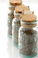 Jars of spices