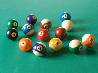 Billiard balls