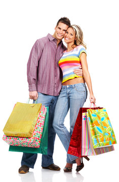 Shopping  couple