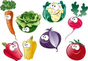 Tuinposter Vegetables © ddraw