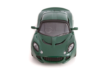 Toy racing car isolated on white