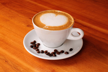 Cappucino mit Herz