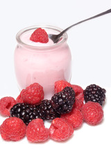 yogurt ai frutti di bosco