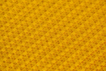 Yellow traffic sign macro