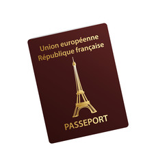 Passeport illustration isolé