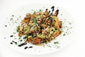Chinese Food - Spicy Beef and Vegetables