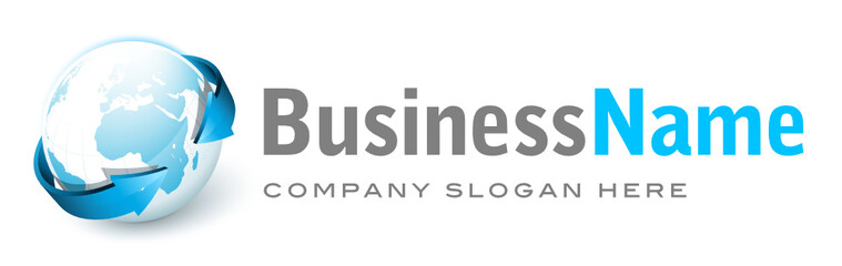 Naklejka premium Business logo