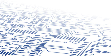 Circuit Board Background Fade