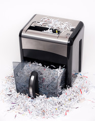Open paper shredder